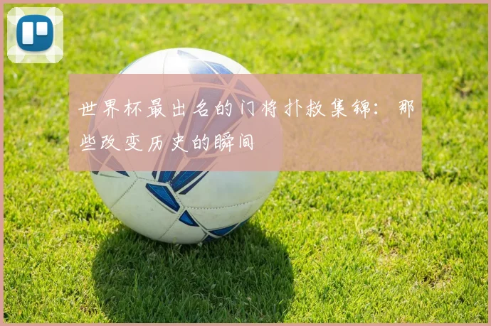 世界杯最出名的门将扑救集锦：那些改变历史的瞬间
